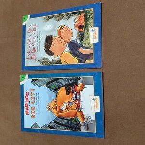 🐢Hooked On Phonics Level 4 Paperback Book Set of 2 Books #1,2 (2001)